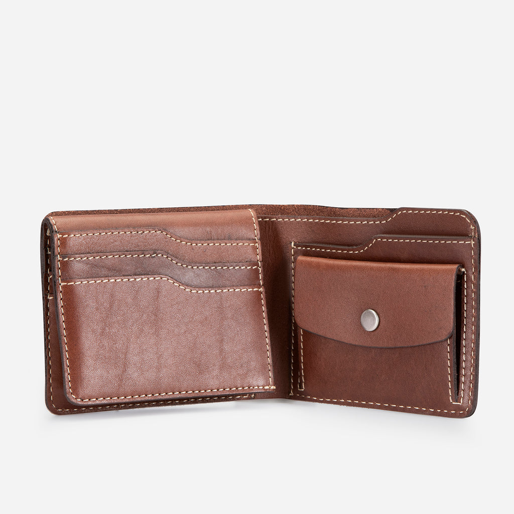 Brando Leather Wayne Wallet, Brown – Brando Leather South Africa